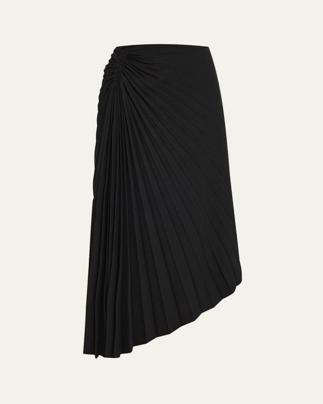 Tracy Pleated Midi Skirt